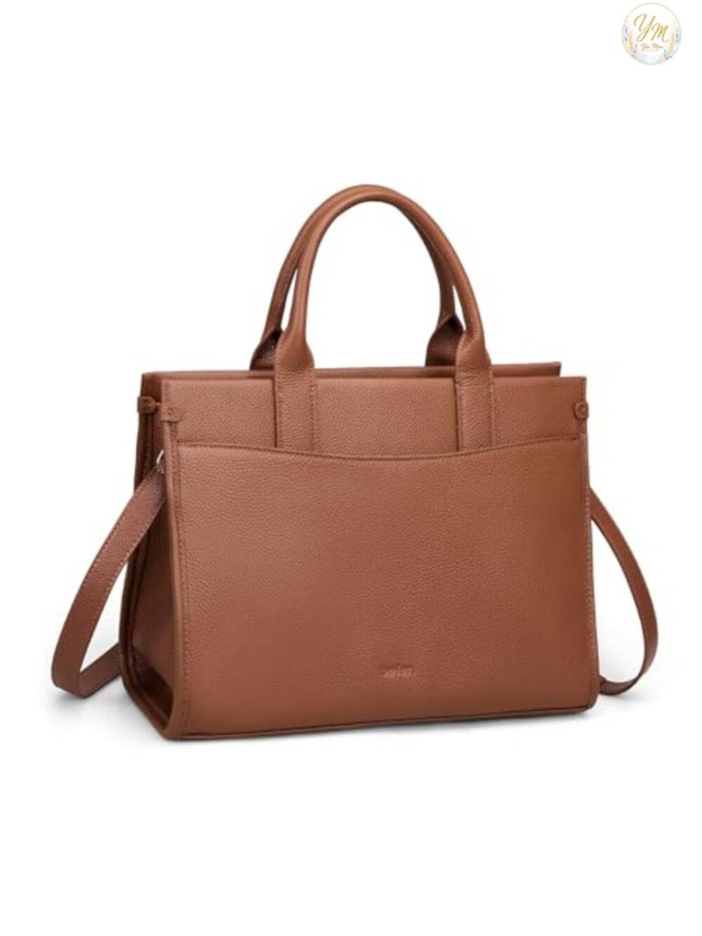 Genuine Leather Satchel Tote Crossbody Shoulder Bag Zipper